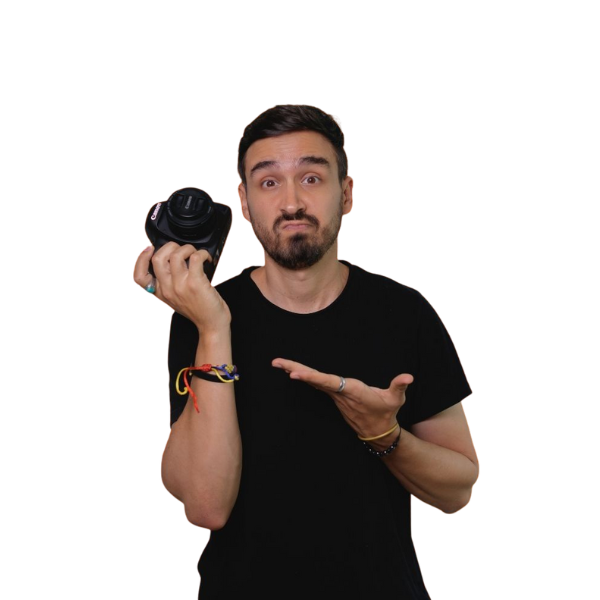 Fotógrafo con cámara